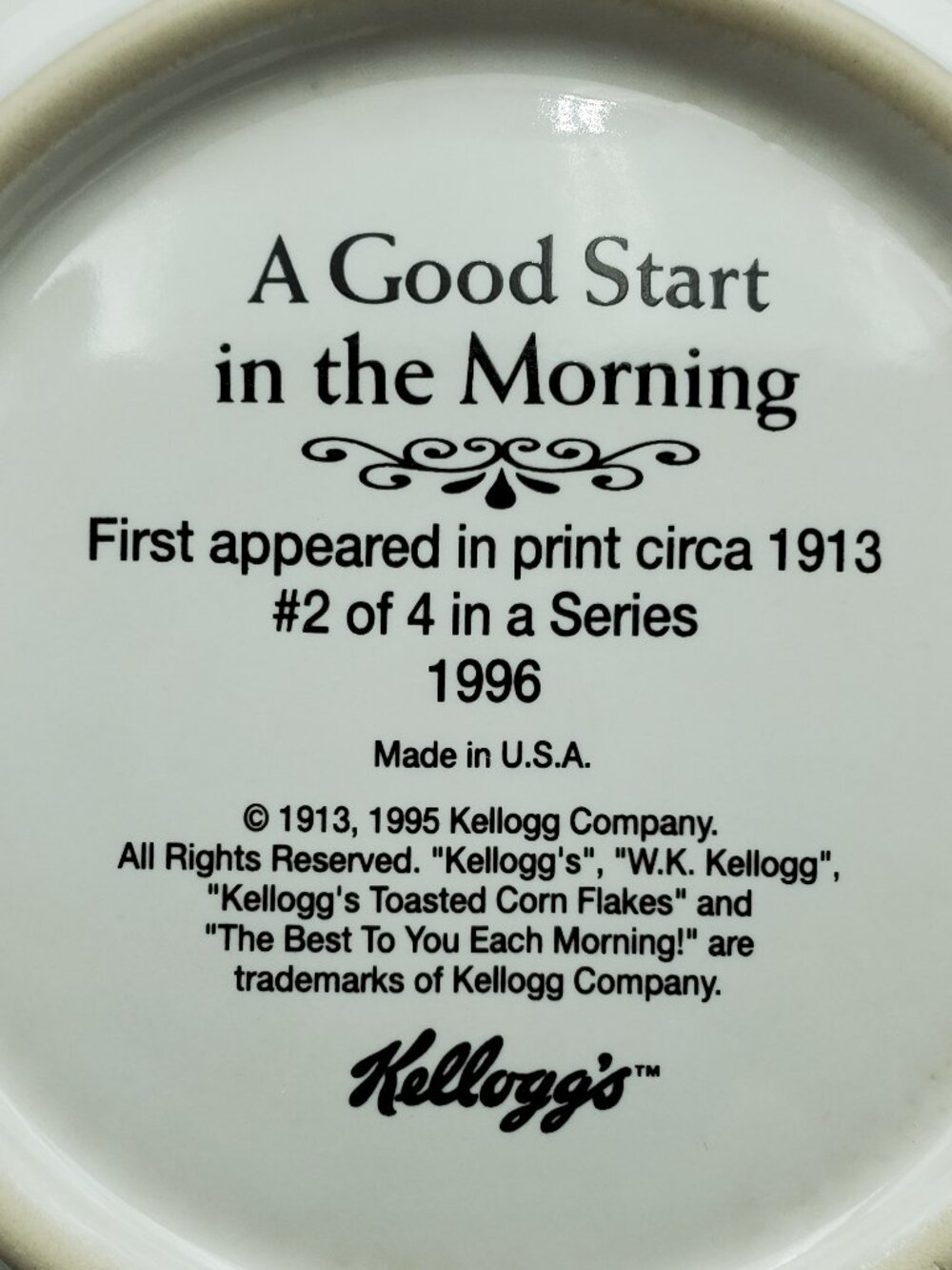 Kellogg's Corn Flakes 90th Anniversary Collectible Cereal Bowls Vintage Ad Bowls - Picture 3 of 13
